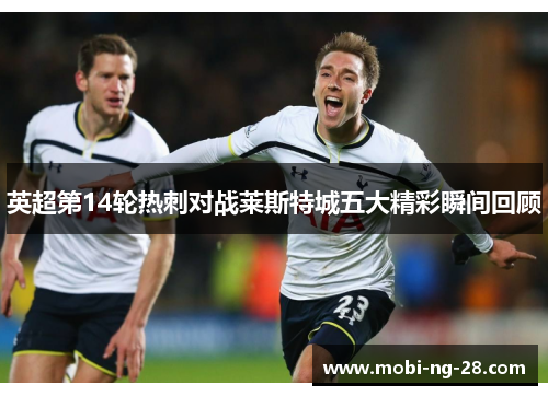 英超第14轮热刺对战莱斯特城五大精彩瞬间回顾